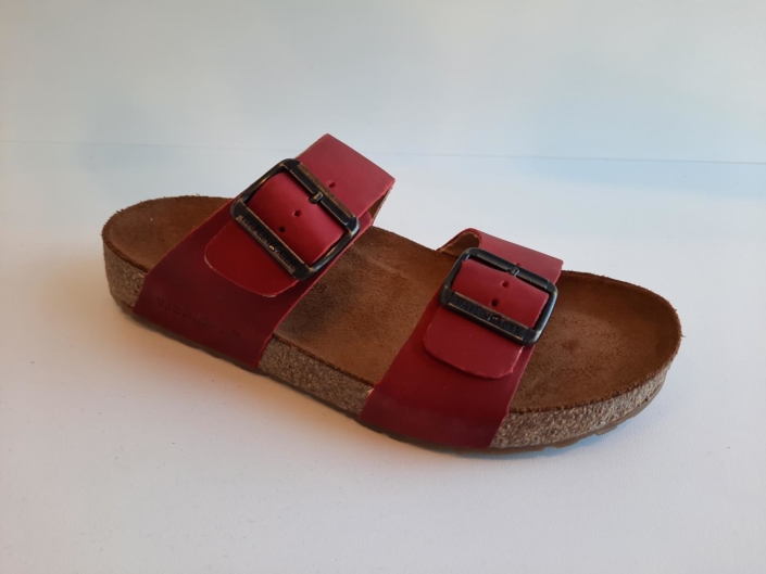 Haflinger Pantolette Bio Andrea rot 69,- €